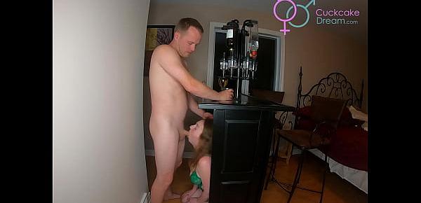  CUCKCAKEDREAM - WIFE CATCHES HUSBAND CHEATING AND ENCOURAGES HIM TO KEEP GOING WHILE SHE WATCHES
